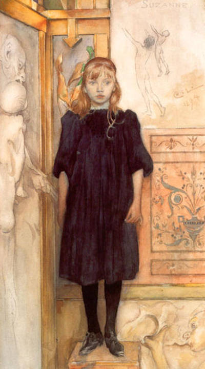 Suzanne, målad av Carl Larsson