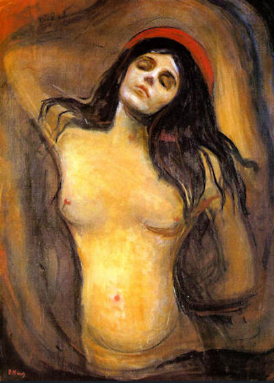 Madonna målad av Munch 1894
