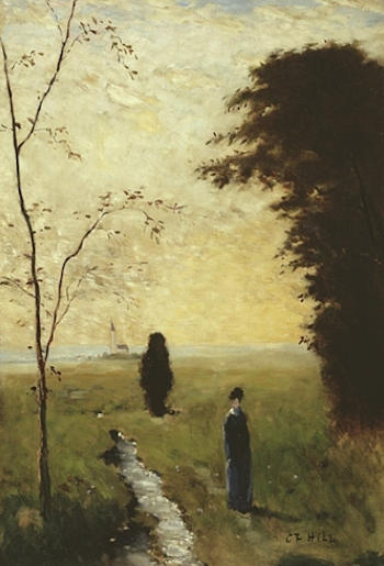'Syster Anna' målad av Hill 1877