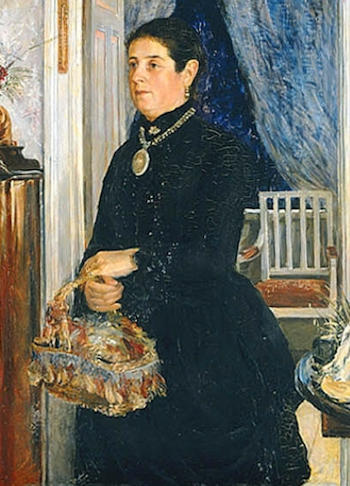 Fru Hilma Marcus, målad av Josephson 1888