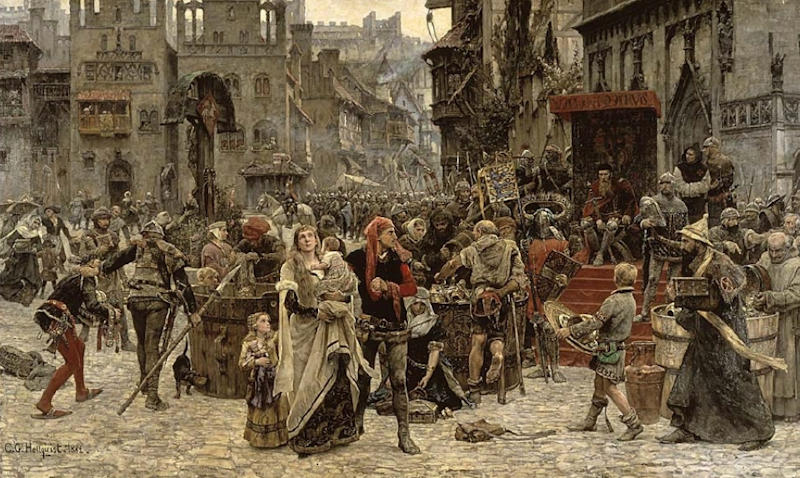 Valdemar Atterdag brandskattar Visby 1361
