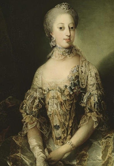 Drottning Sofia Magdalena, målad av Pilo
