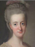 Sofia Albertina av Holstein-Gottorp - m�lad av Lorens Pasch d.y.
