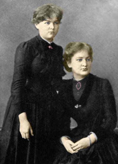 Marie Curie och hennes syster 