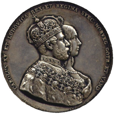 Karl XV:s kr�ning 1860